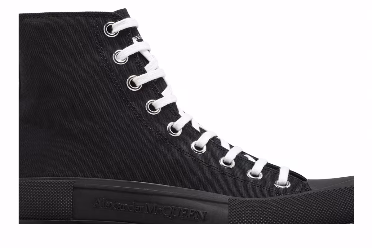 Alexander McQueen Tread Slick Boots Black, view 3