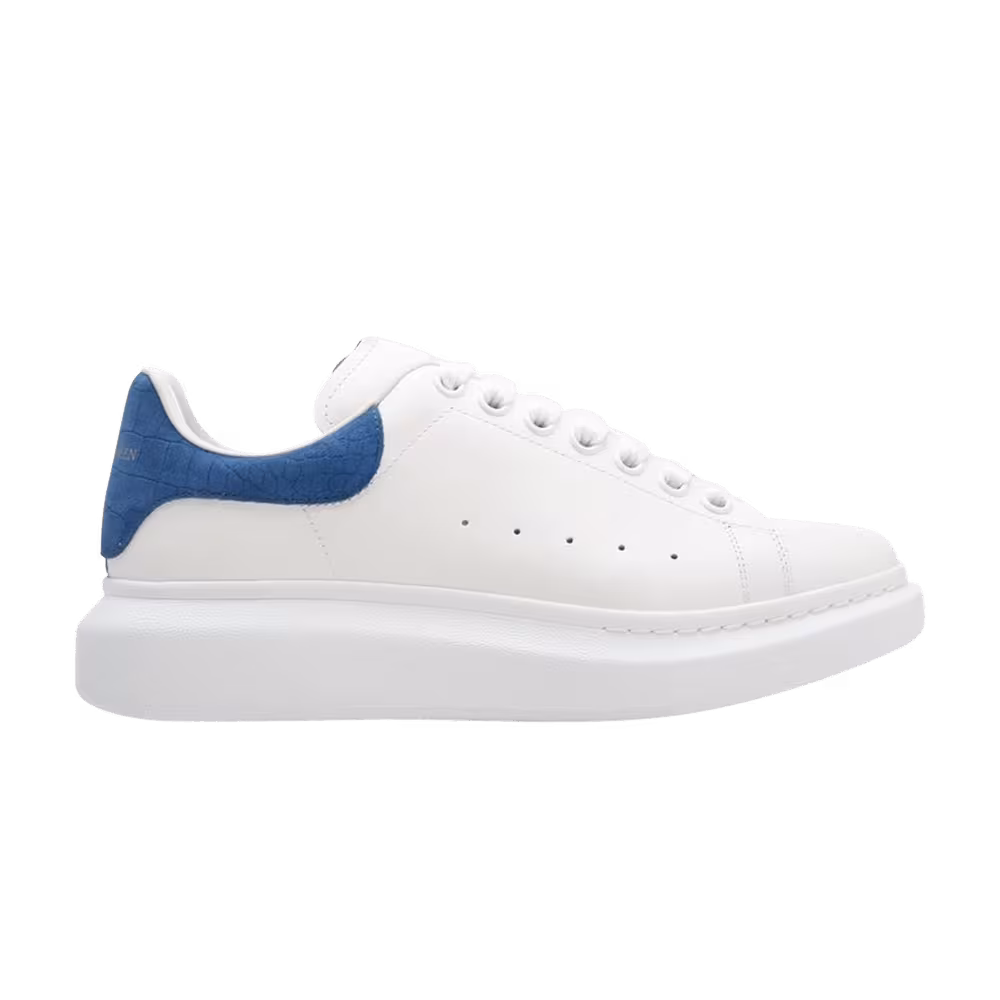 Alexander McQueen Oversized Sneaker Blue Crocodile