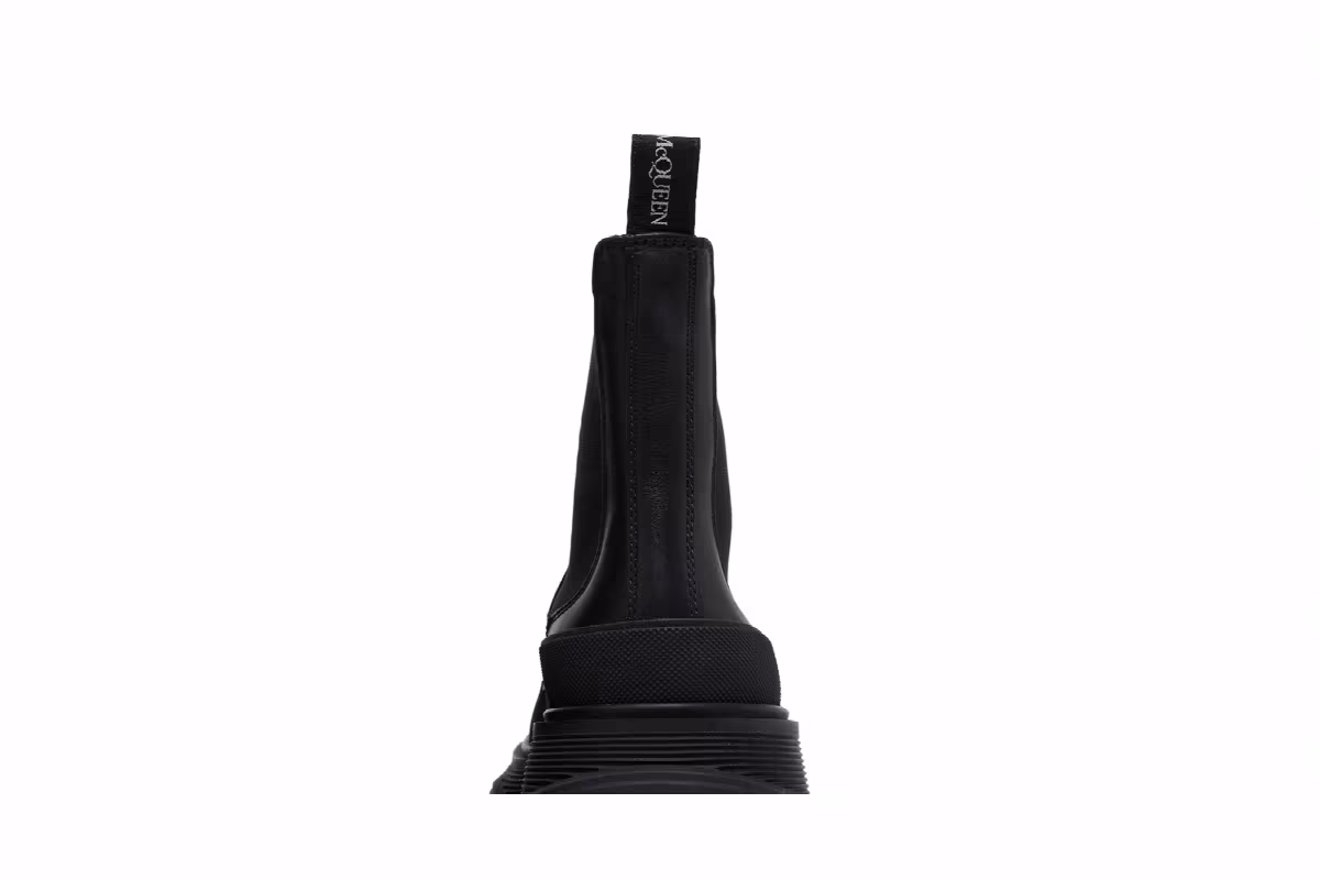 Alexander McQueen Women's Tread Slick Boot Black, view 8