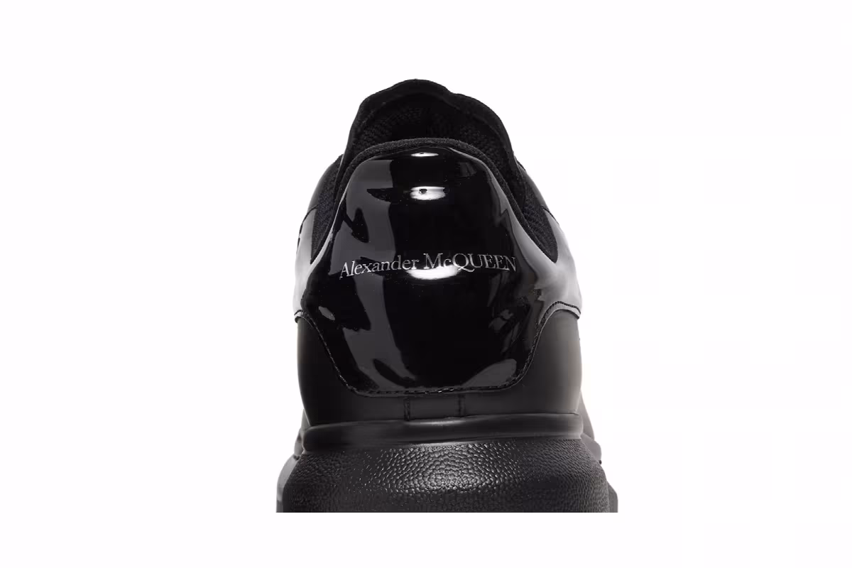 Alexander McQueen Oversized Sneaker Black, view 8