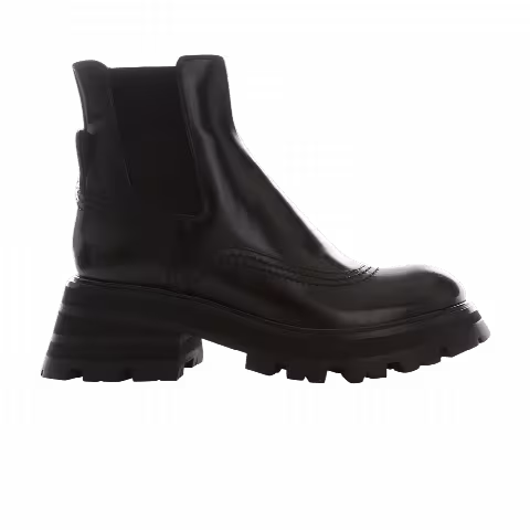 Alexander McQueen Wmns Wander Chelsea Boot 'Black' 2021