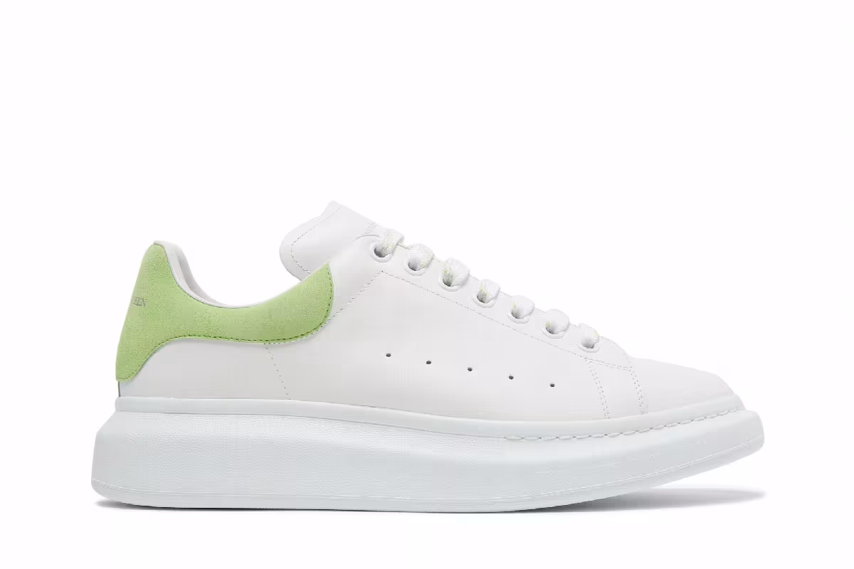 Alexander McQueen Oversized Sneaker White New Acid, view 2