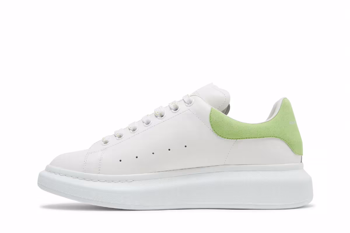 Alexander McQueen Oversized Sneaker White New Acid, view 4