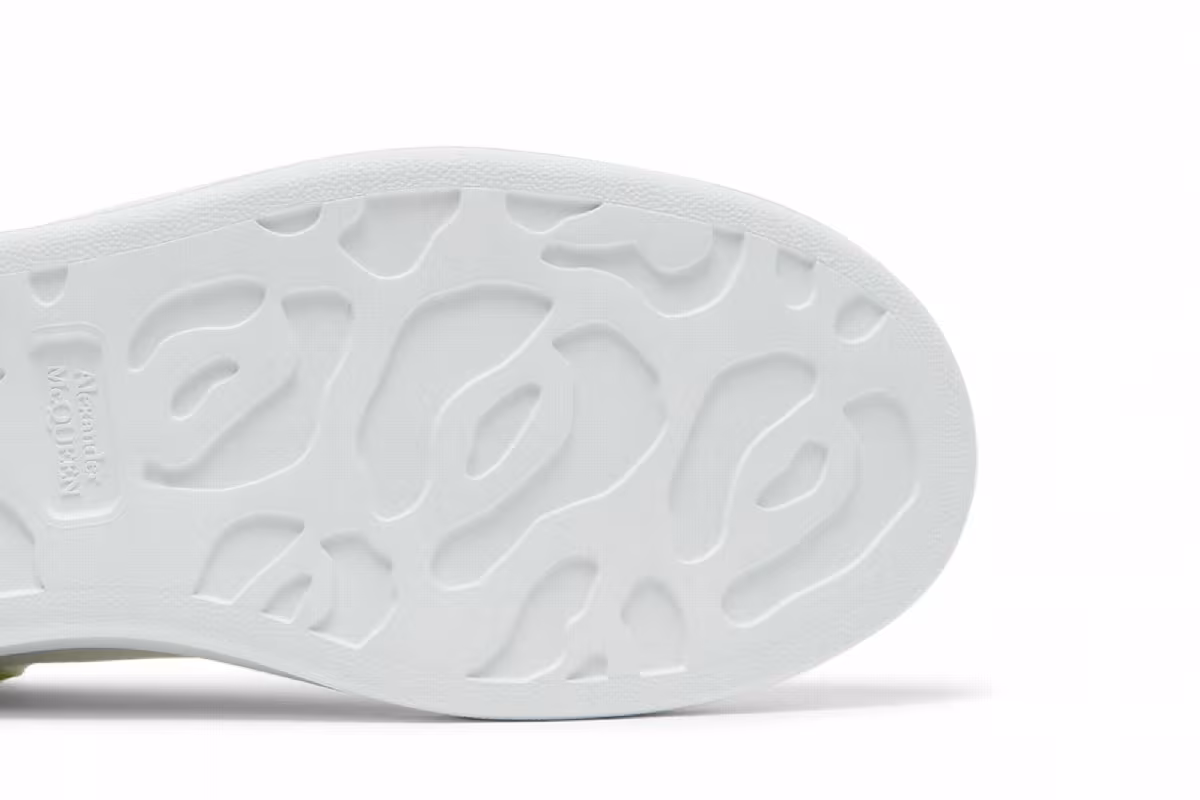 Alexander McQueen Oversized Sneaker White New Acid, view 6