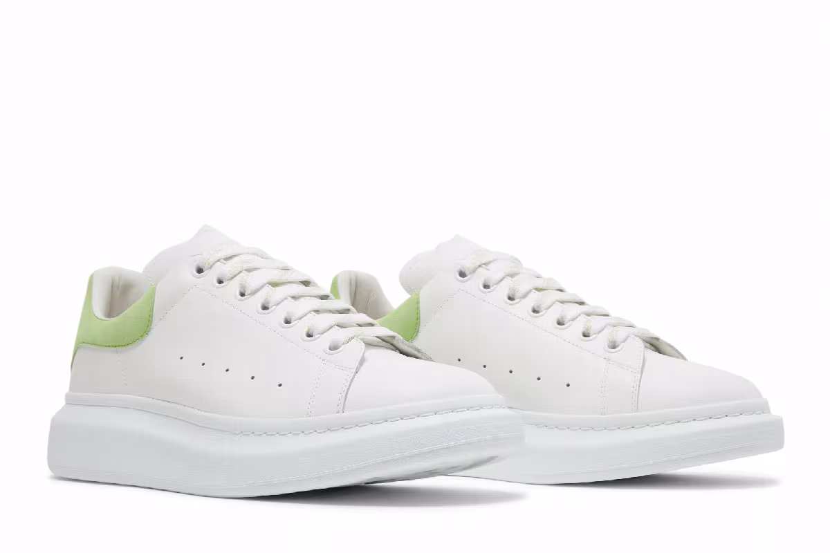 Alexander McQueen Oversized Sneaker White New Acid, view 9