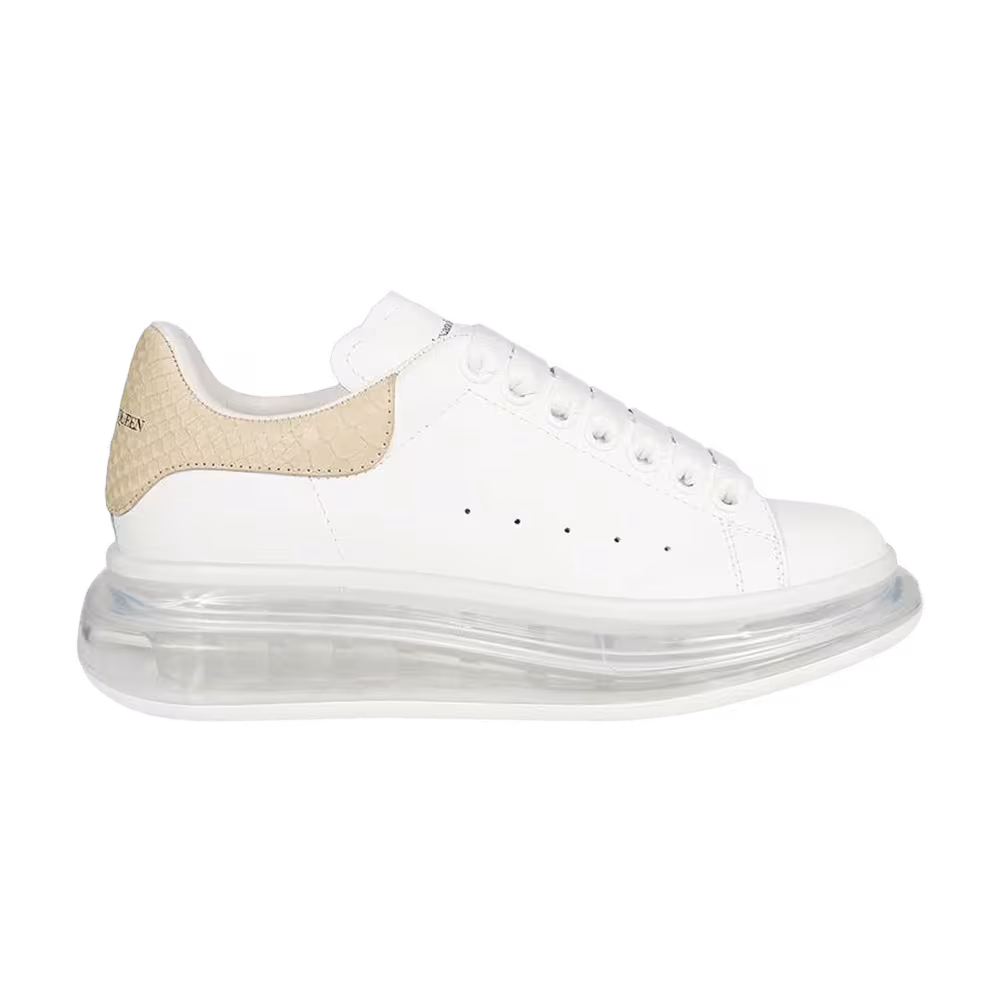 Alexander McQueen Women's Oversized Sneaker White Copper