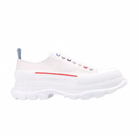 Alexander McQueen Tread Slick Lace Up 'White Multi-Color'