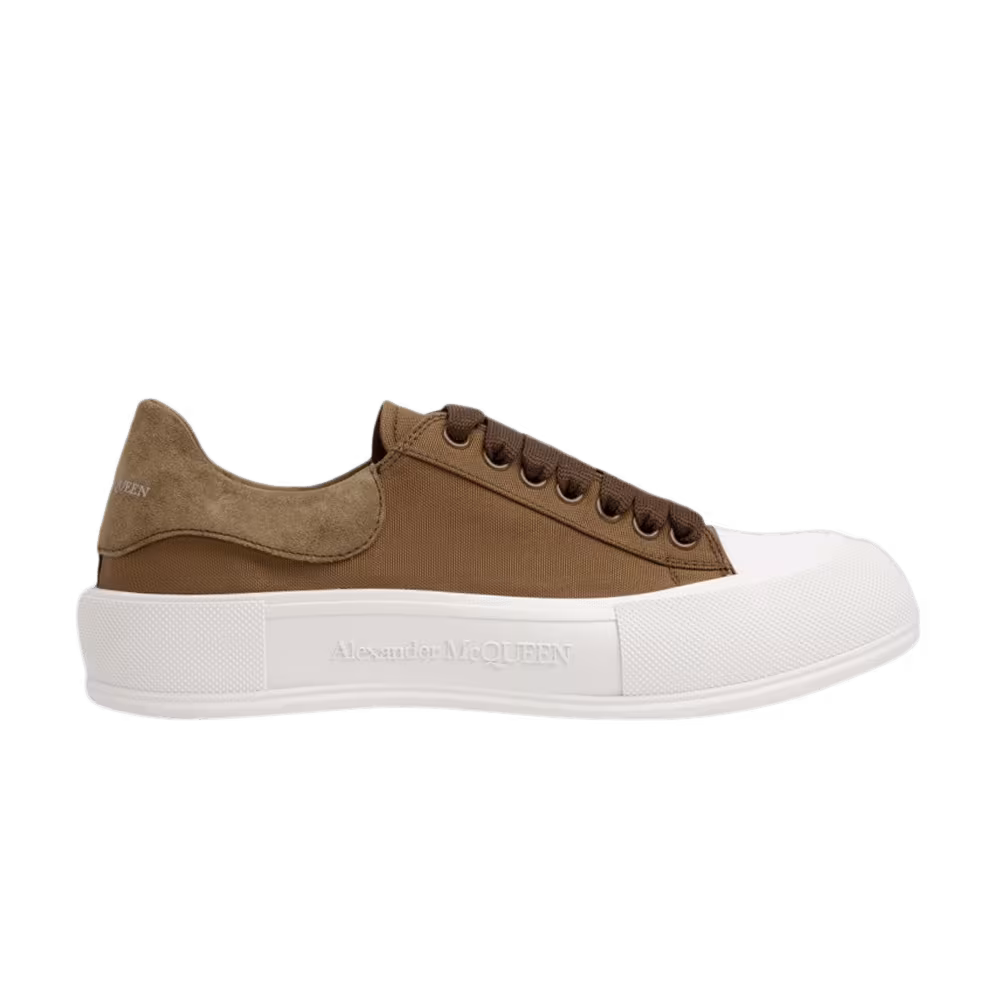 Alexander McQueen Deck Plimsoll Khaki