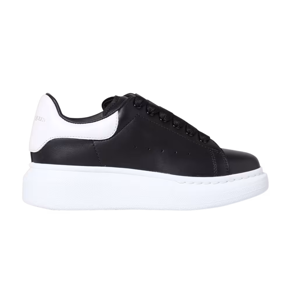 Alexander McQueen Oversized Sneaker Kids Black White