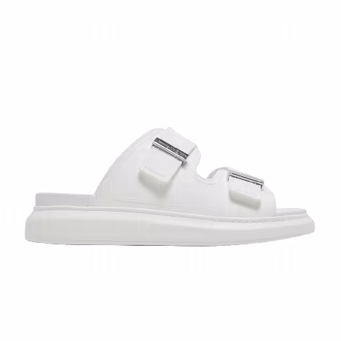 Alexander McQueen Hybrid Double Buckle Sandal 'New Ivory'