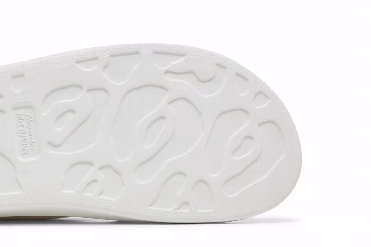 Alexander McQueen Hybrid Double Buckle Sandal New Ivory, view 6