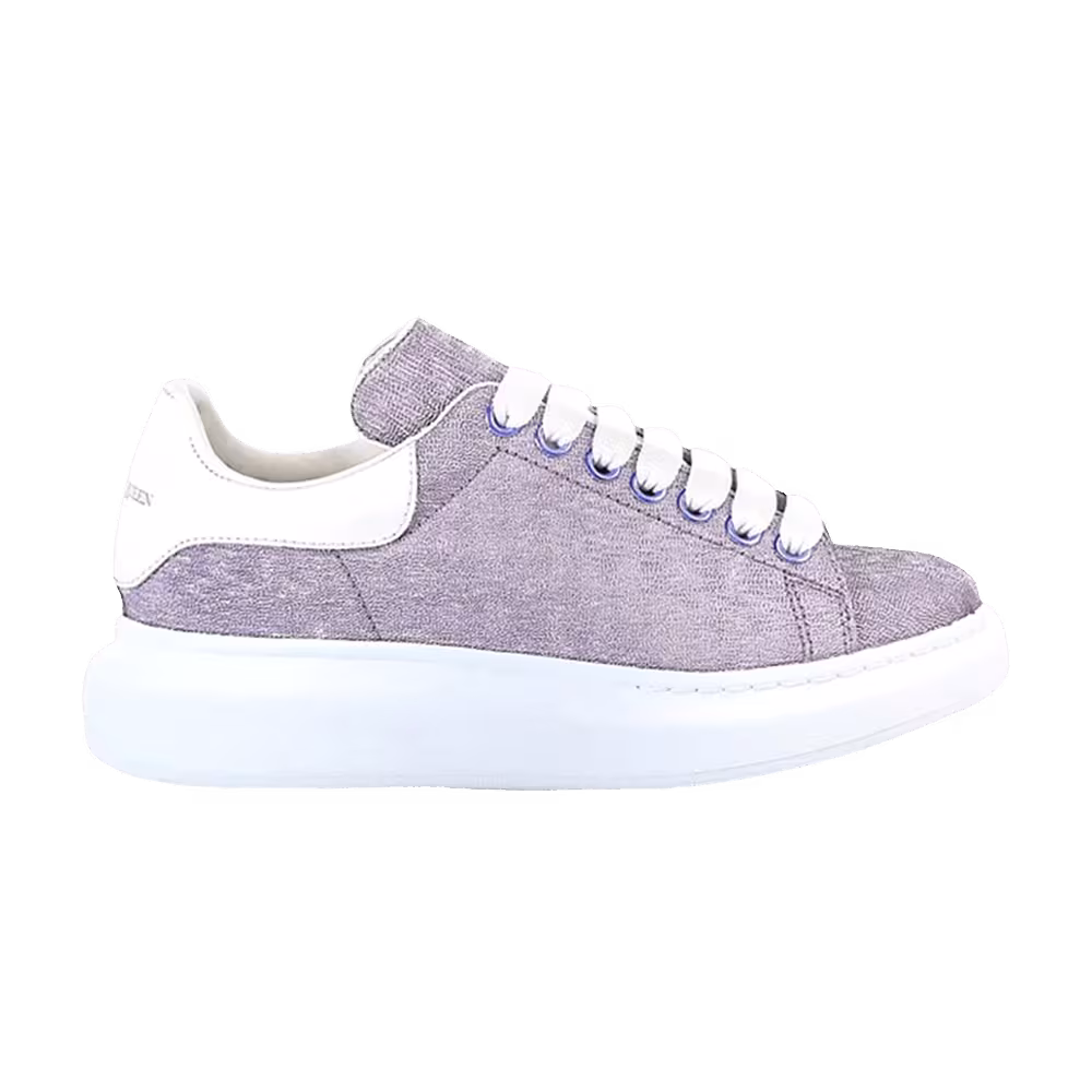 Alexander McQueen Women's Oversized Sneaker Lavender Glitter