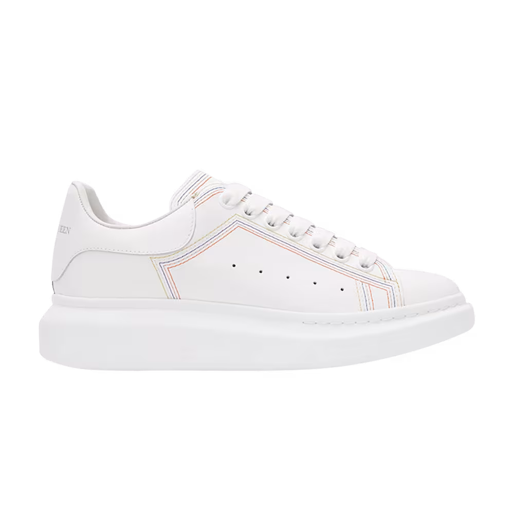 Alexander McQueen Oversized Sneaker Embroidered - White Multi-Color