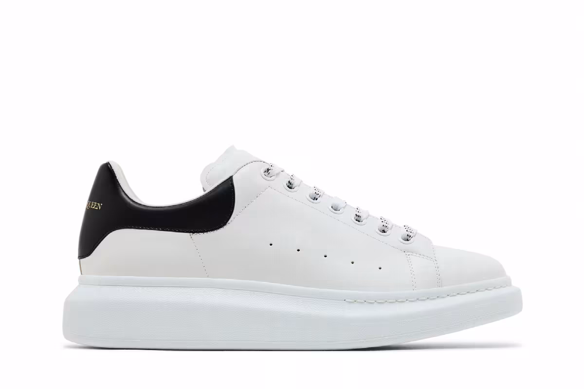 Alexander McQueen Oversized Sneaker White Black 2024, view 2