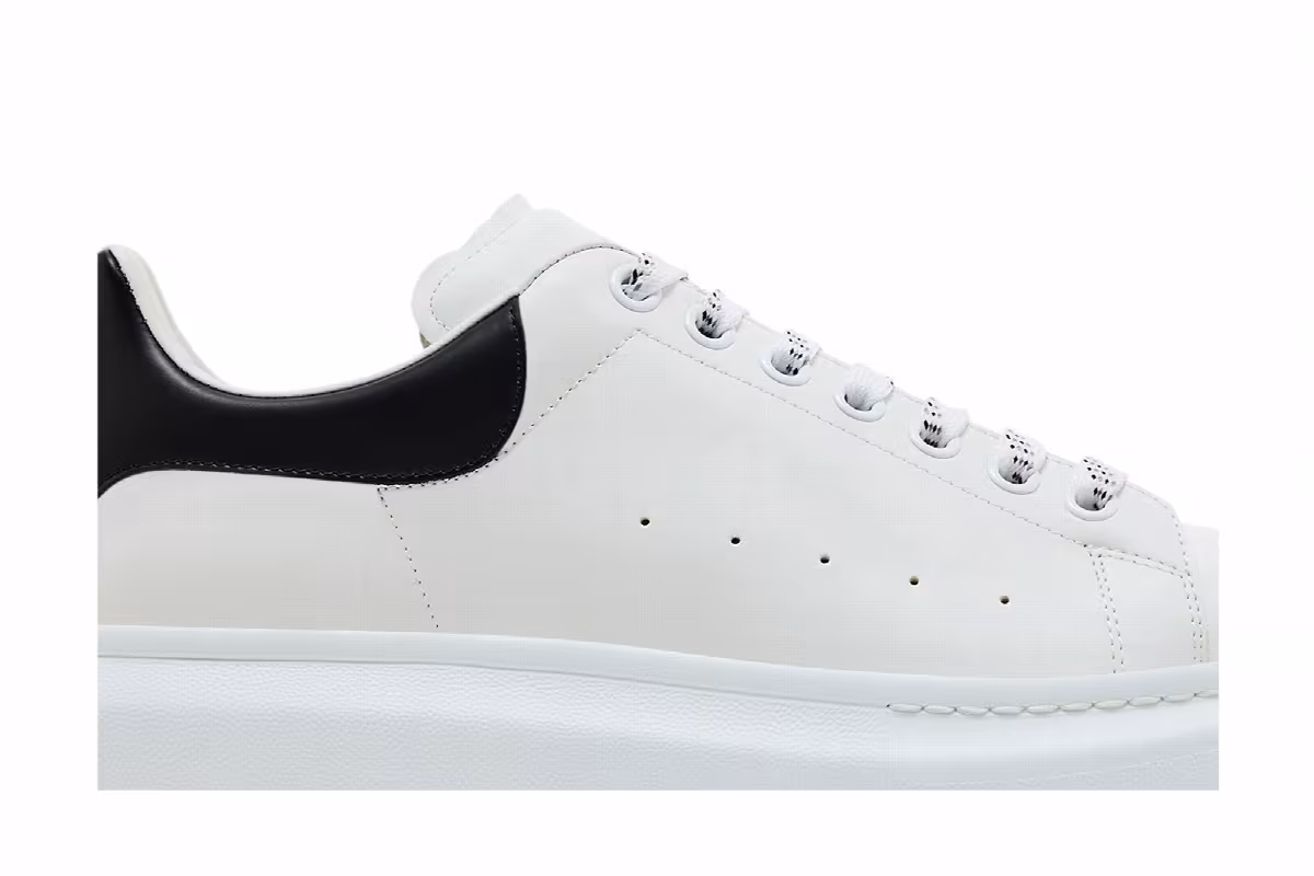 Alexander McQueen Oversized Sneaker White Black 2024, view 3