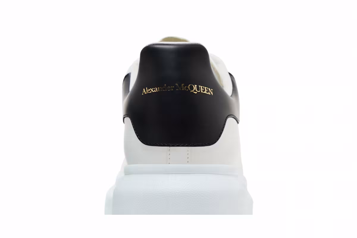 Alexander McQueen Oversized Sneaker White Black 2024, view 8