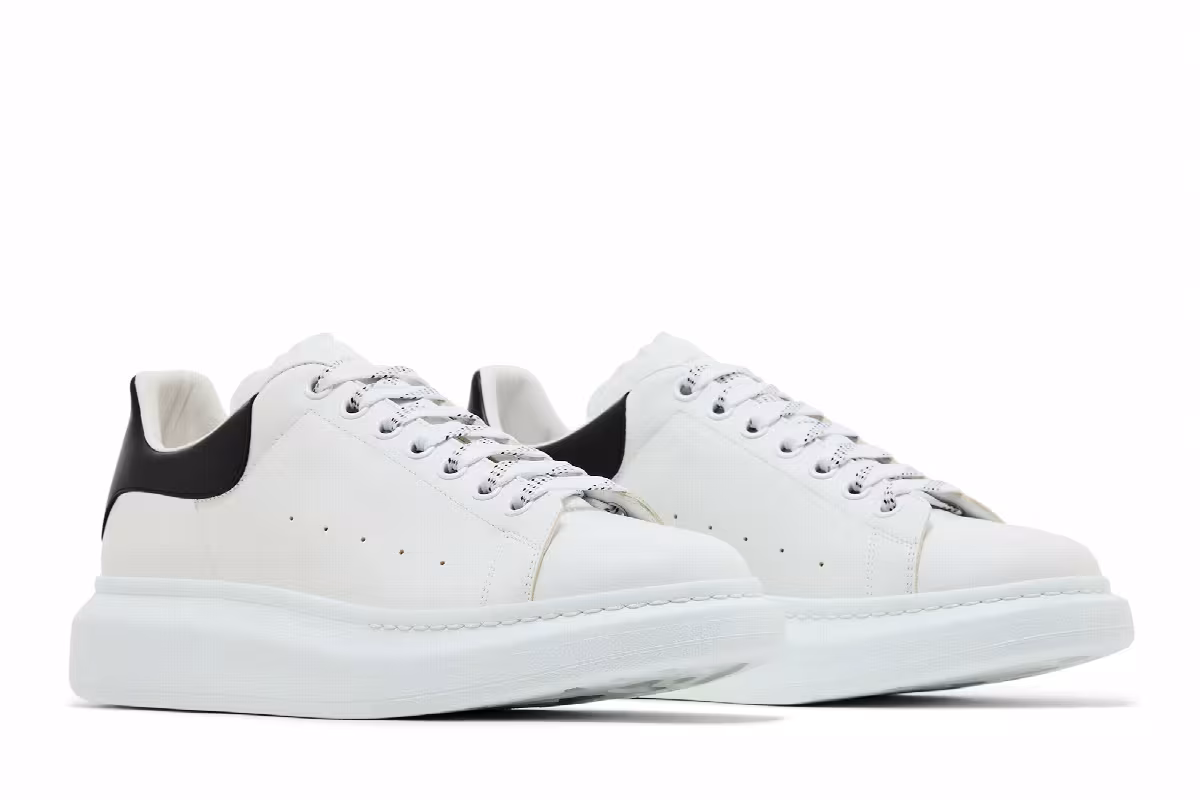 Alexander McQueen Oversized Sneaker White Black 2024, view 9