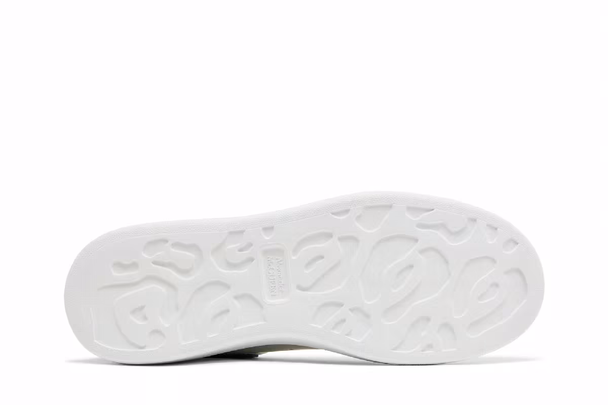 Alexander McQueen Oversized Sneaker White Paris Blue 2024, view 5