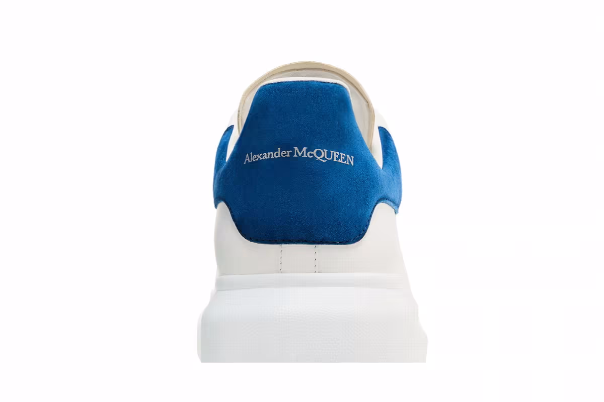 Alexander McQueen Oversized Sneaker White Paris Blue 2024, view 8