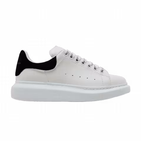 Alexander McQueen Wmns Oversized Sneaker 'White Black' 2024