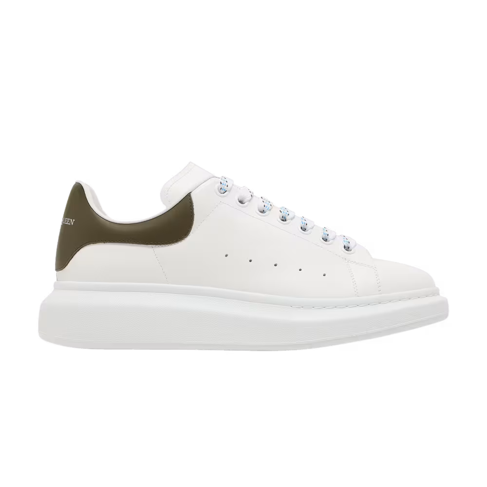 Alexander McQueen Oversized Sneaker White Khaki
