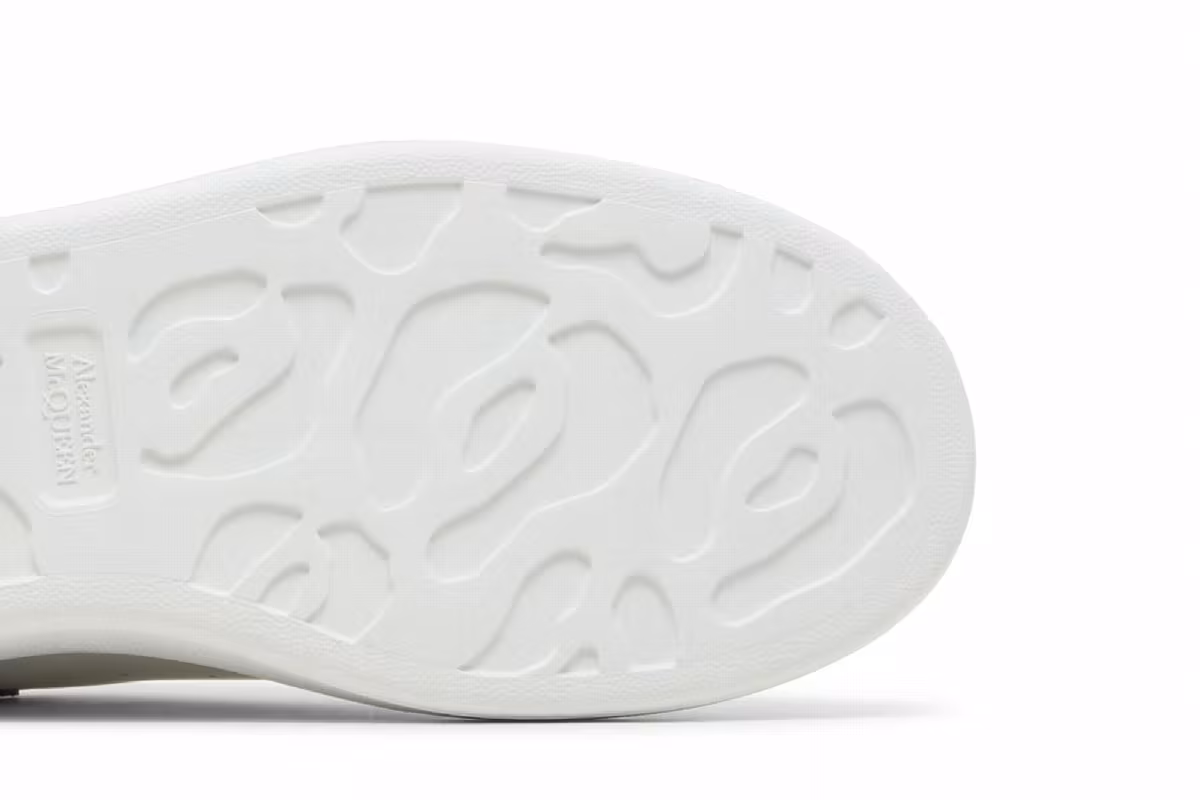 Alexander McQueen Oversized Sneaker White Khaki, view 6