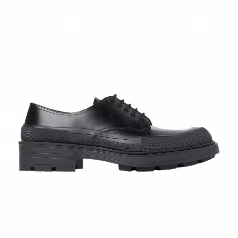 Alexander McQueen Derby Flat 'Black'