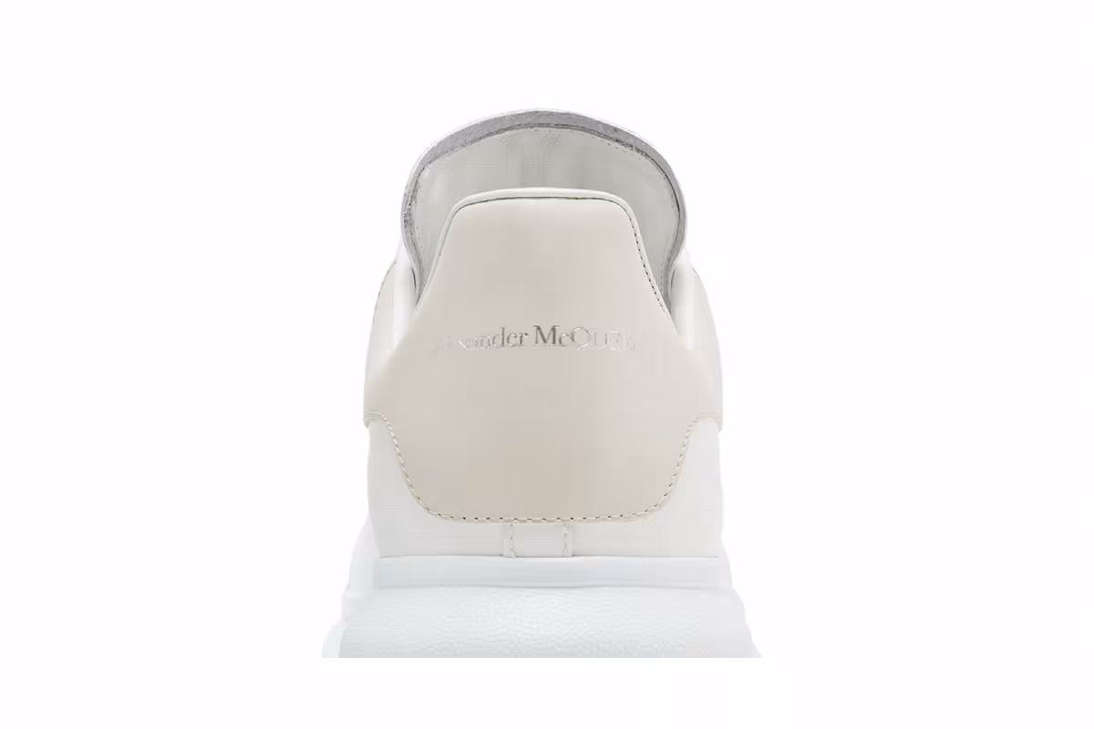 Alexander McQueen Oversized Sneaker White Trench, view 8
