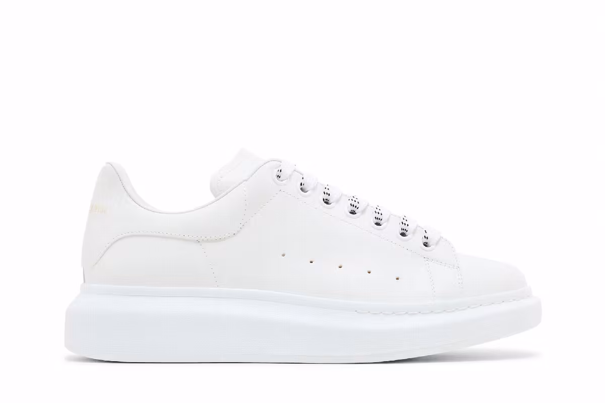Alexander McQueen Oversized Sneaker White 2024, view 2