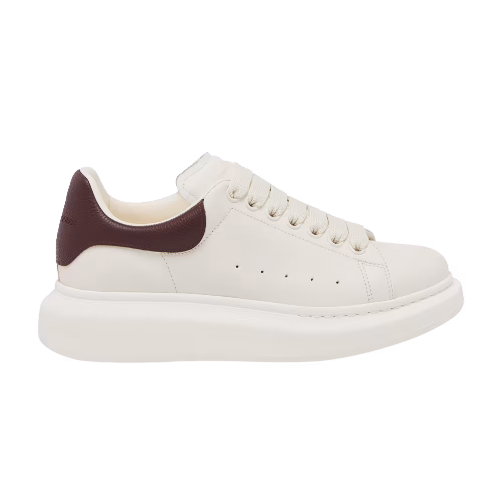 Alexander McQueen Oversized Sneaker Off-White Bordeaux