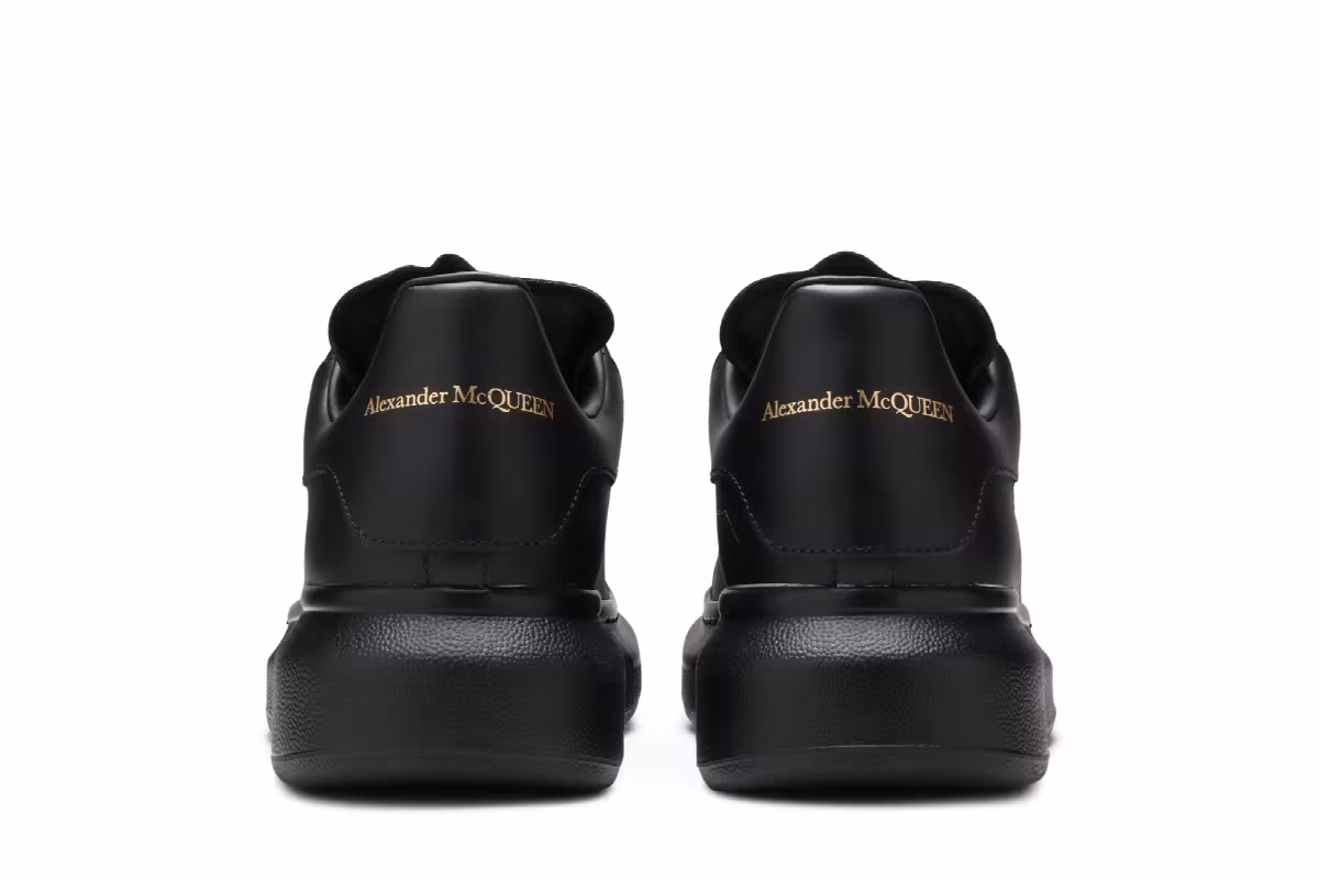 Alexander McQueen Oversized Sneaker All Black, view 7