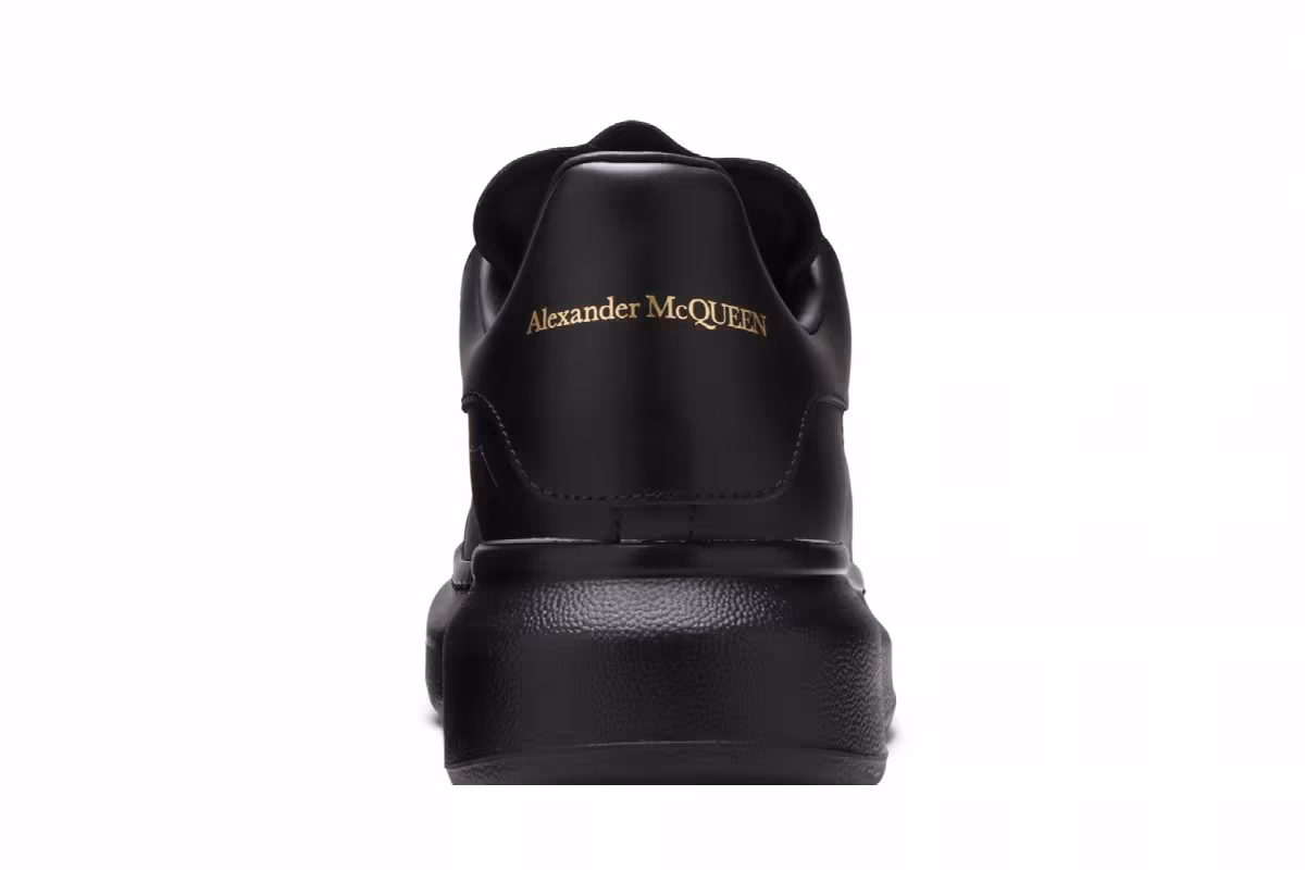 Alexander McQueen Oversized Sneaker All Black, view 8