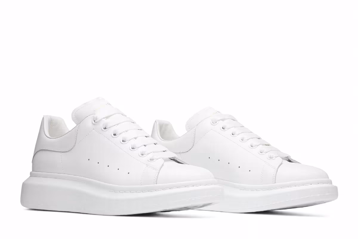 Alexander McQueen Oversized Sneaker White 2019, view 9