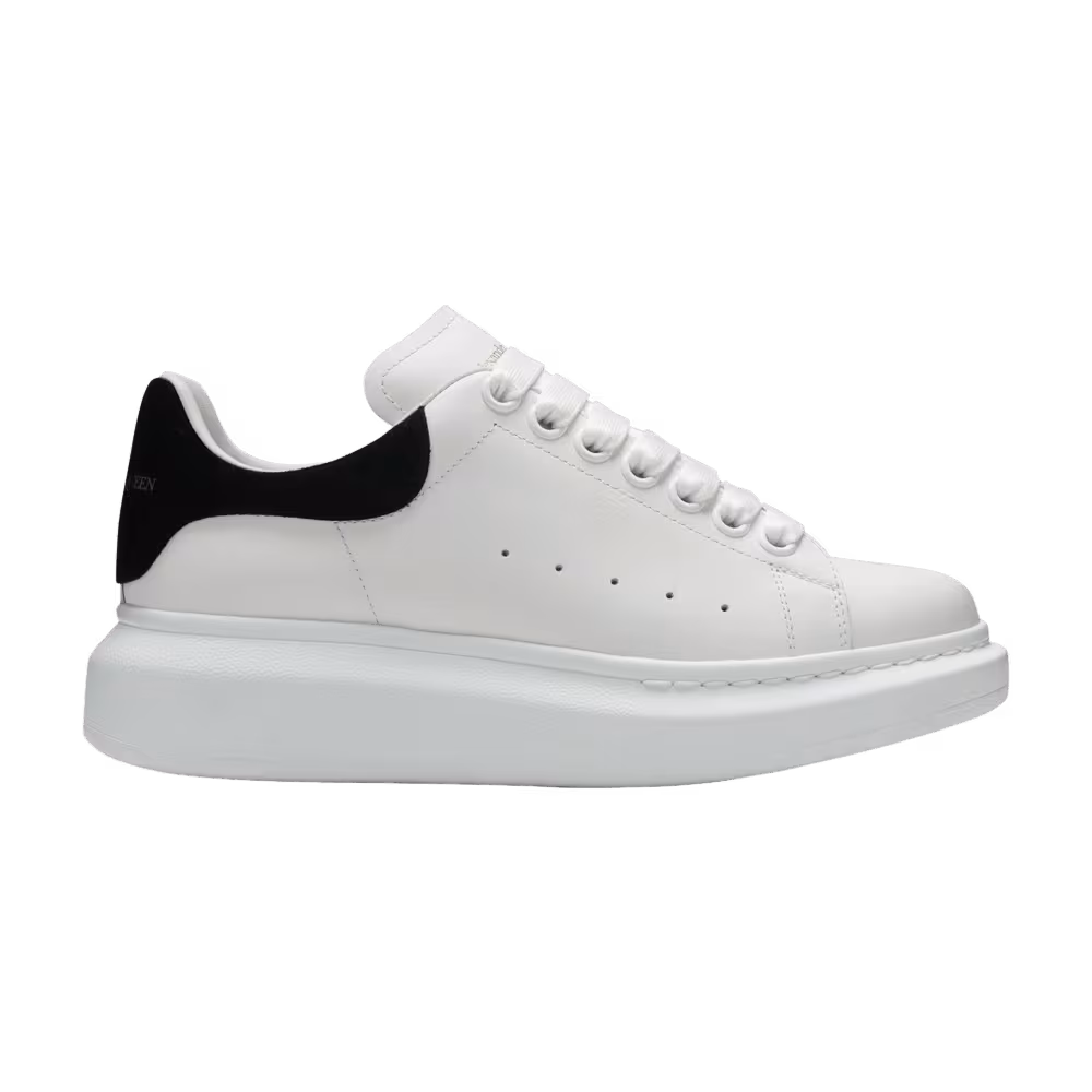 Alexander McQueen Women's Oversized Sneaker White Black 2019