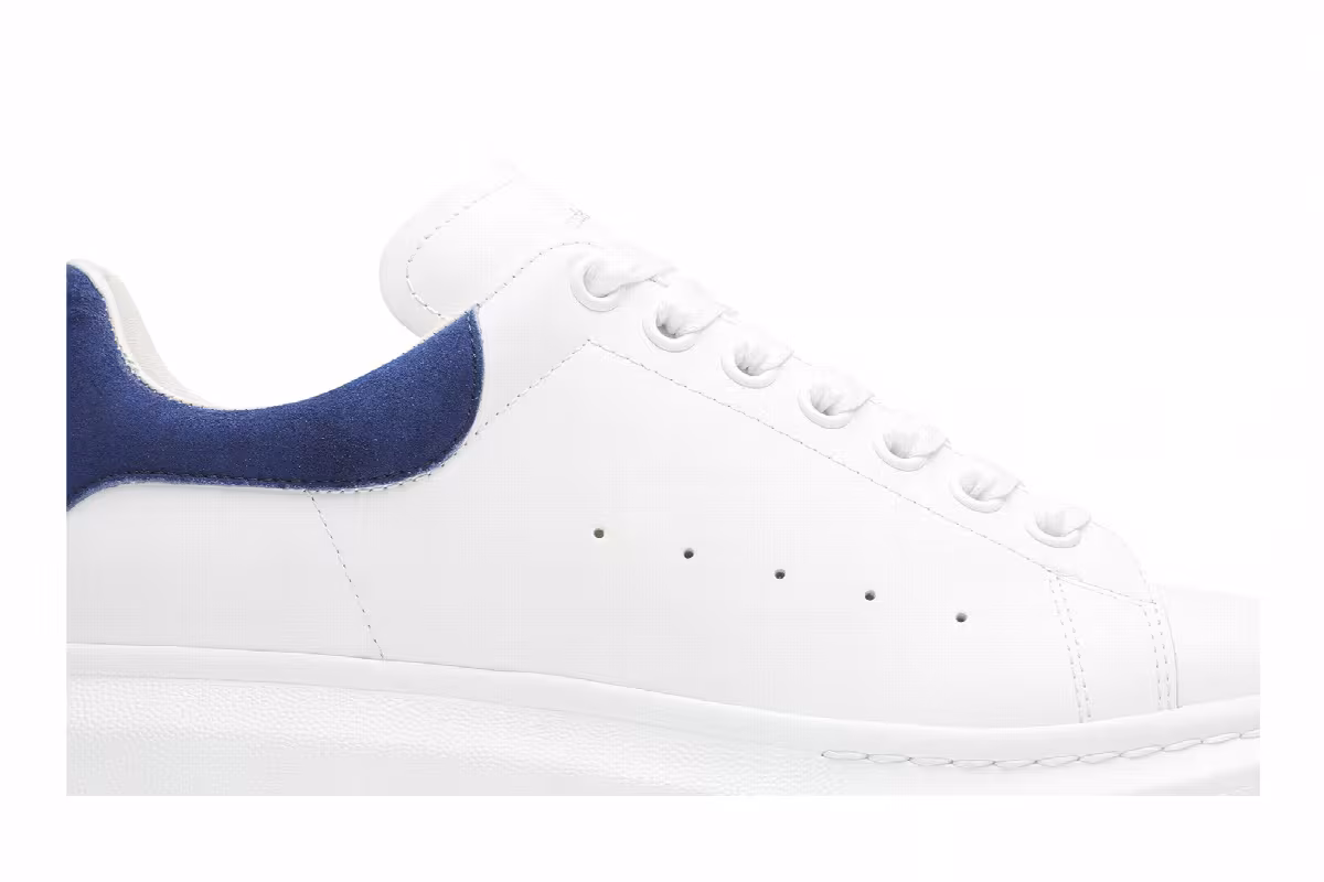 Alexander McQueen Oversized Sneaker White Paris Blue 2019, view 3