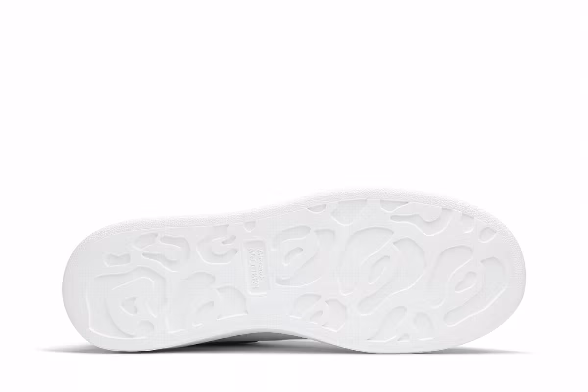 Alexander McQueen Oversized Sneaker White Paris Blue 2019, view 5