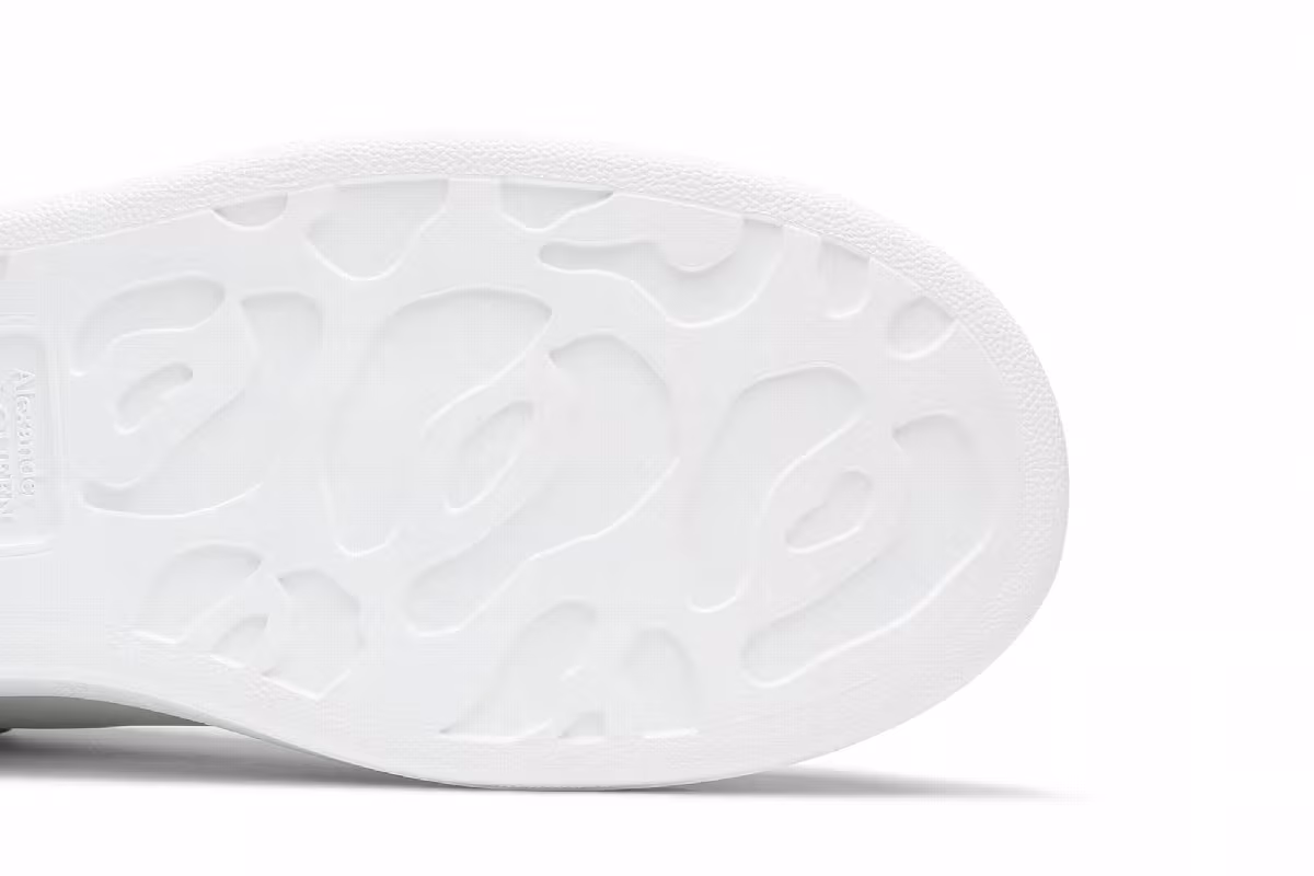 Alexander McQueen Oversized Sneaker White Paris Blue 2019, view 6