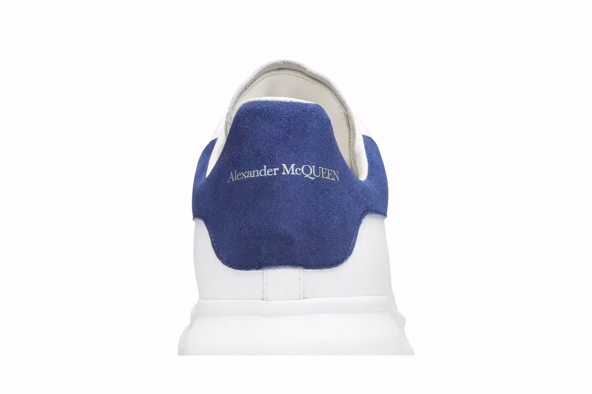 Alexander McQueen Oversized Sneaker White Paris Blue 2019, view 8