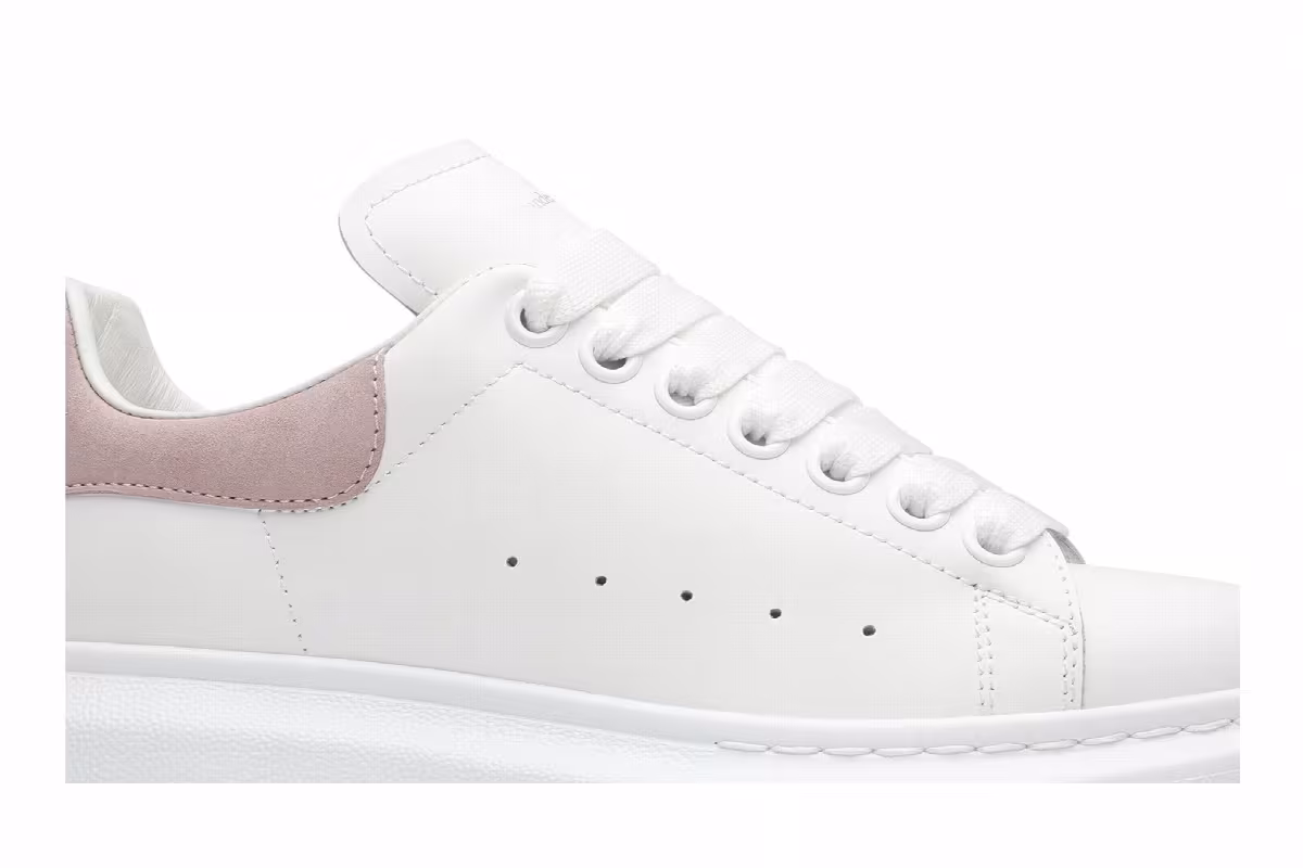 Alexander McQueen Women's Oversized Sneaker White Patchouli 2019, view 3