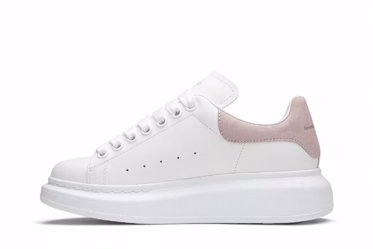 Alexander McQueen Women's Oversized Sneaker White Patchouli 2019, view 4