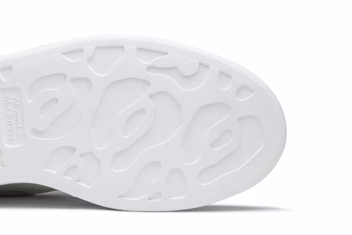 Alexander McQueen Women's Oversized Sneaker White Patchouli 2019, view 6