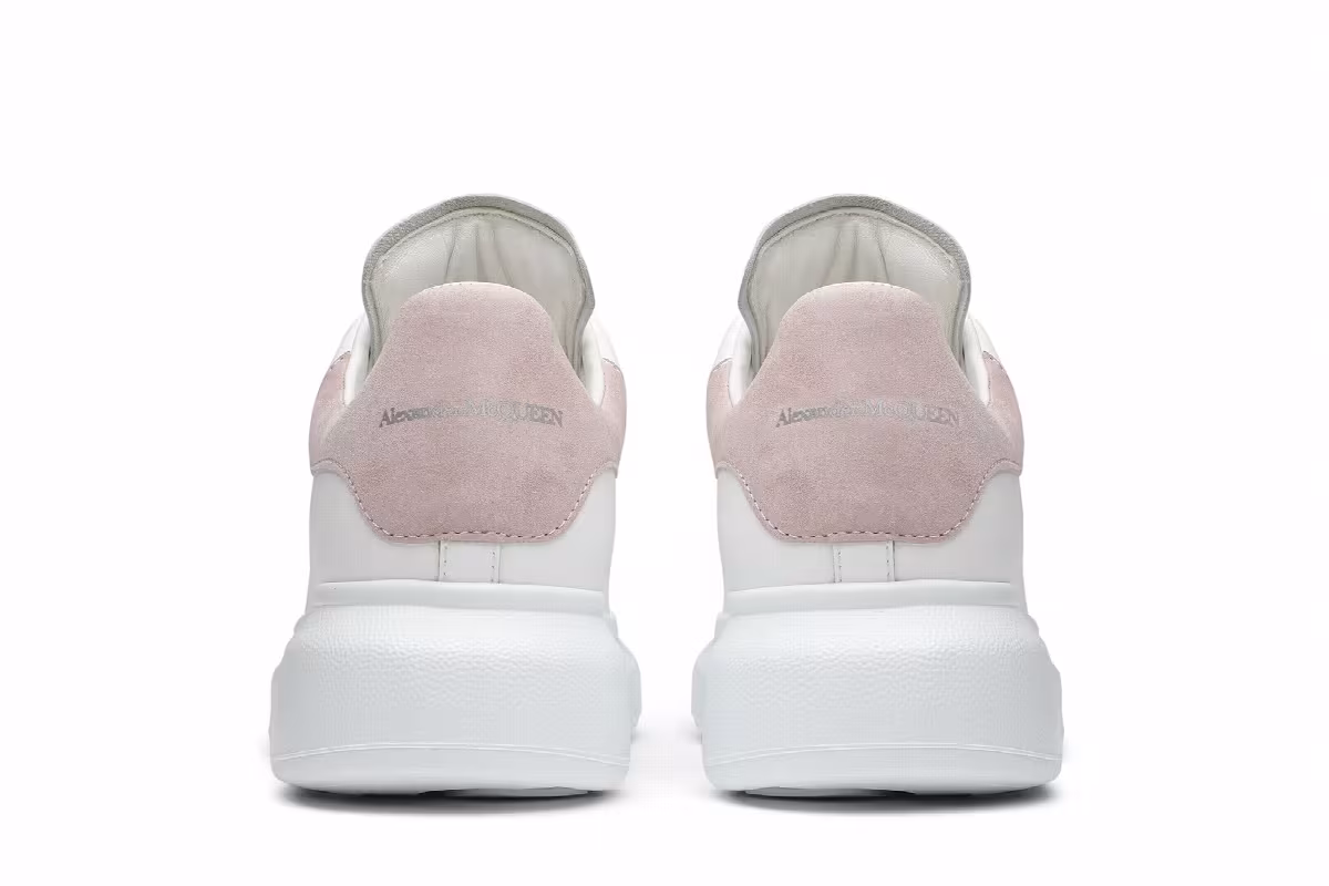 Alexander McQueen Women's Oversized Sneaker White Patchouli 2019, view 7
