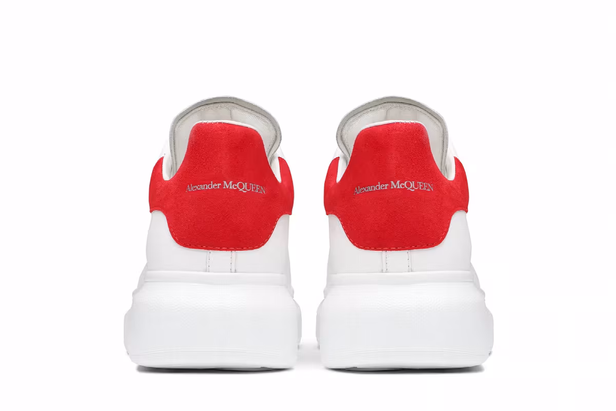 Alexander McQueen Women's Oversized Sneaker Lush Red, view 7