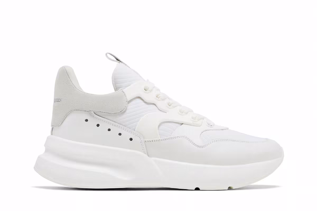 Alexander McQueen Oversized Runner White Ivory, view 2