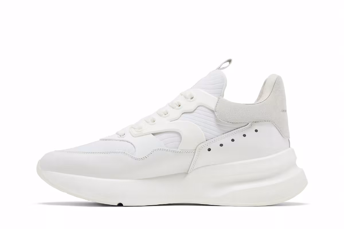 Alexander McQueen Oversized Runner White Ivory, view 4