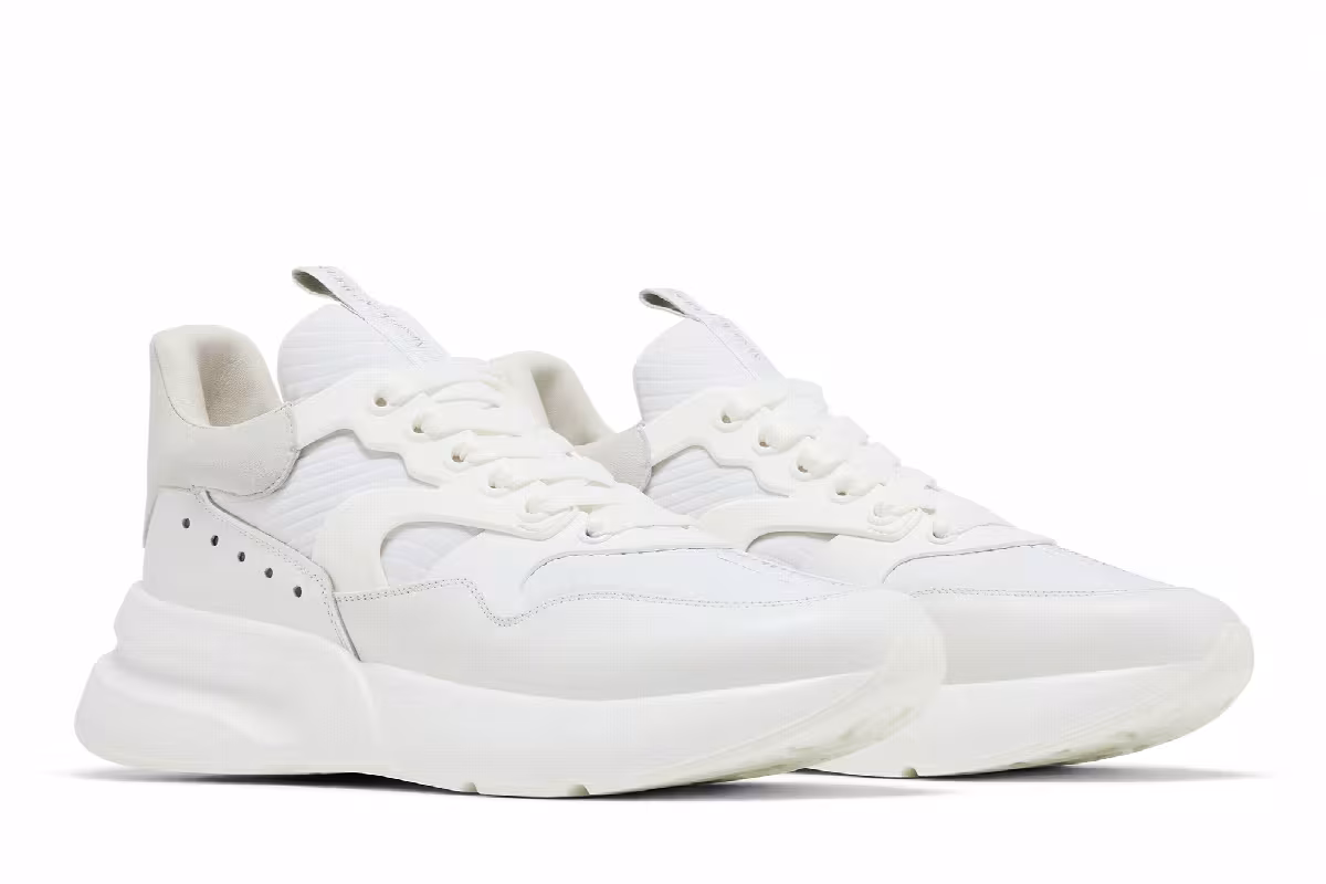 Alexander McQueen Oversized Runner White Ivory, view 9