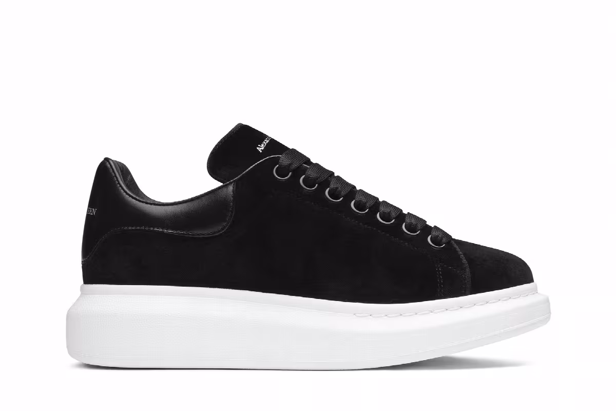 Alexander McQueen Women's Oversized Sneaker Black, view 2