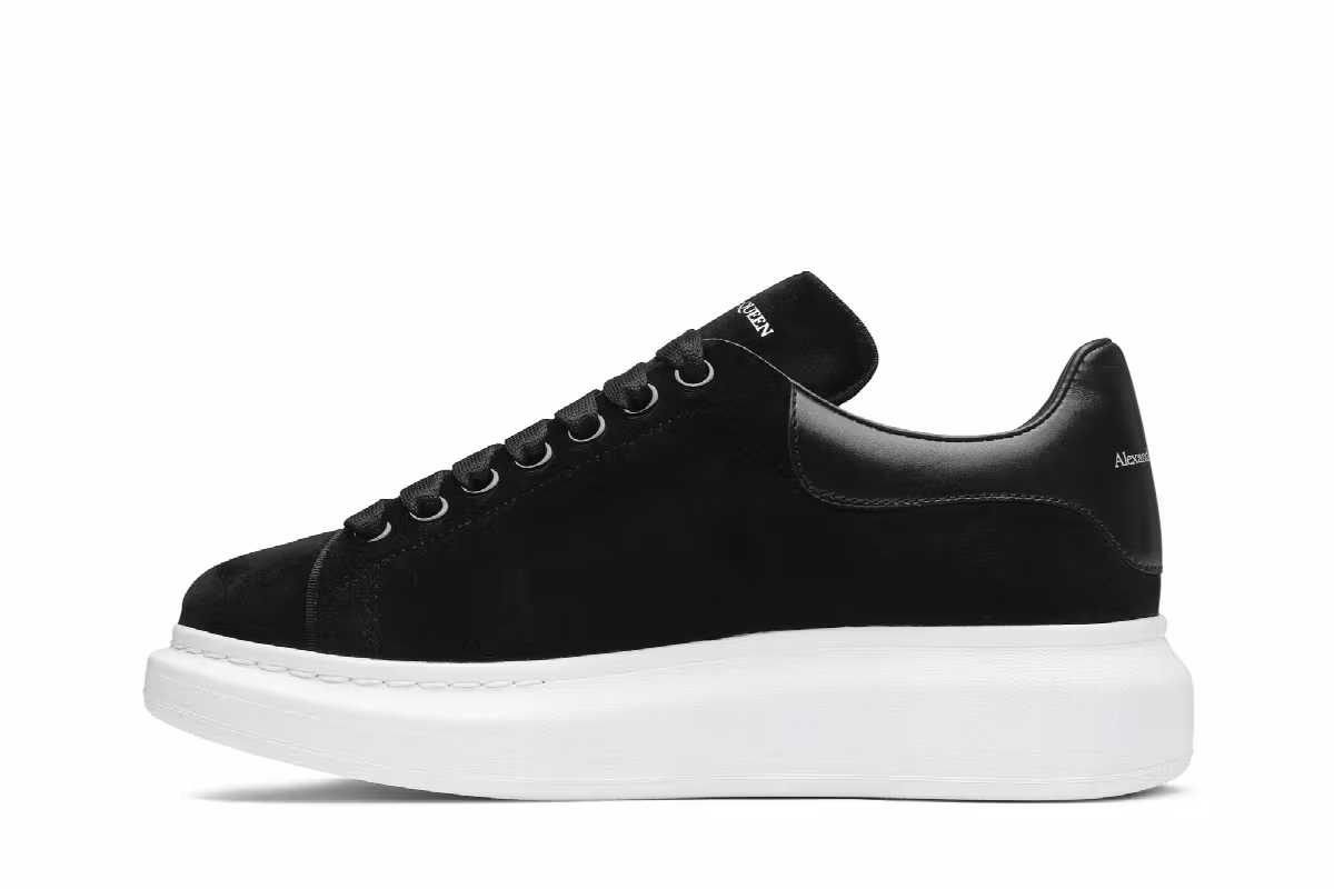 Alexander McQueen Women's Oversized Sneaker Black, view 4
