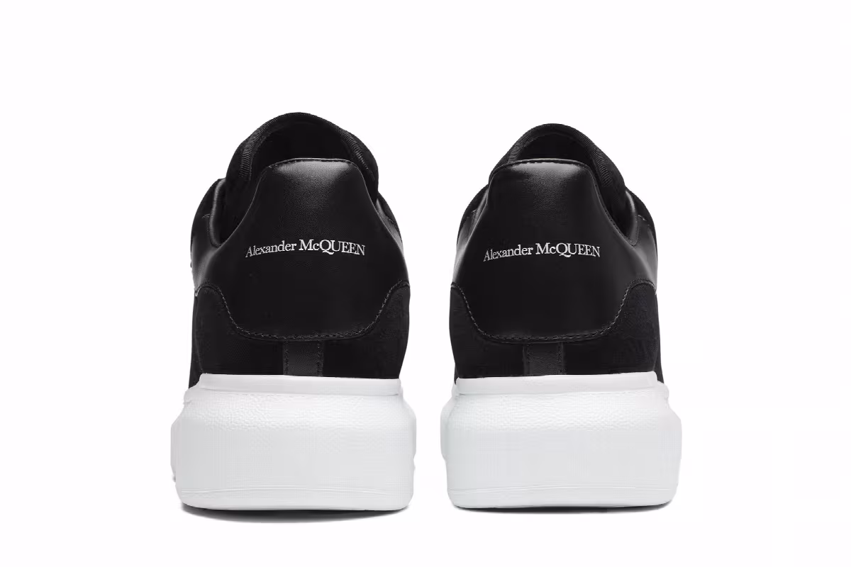 Alexander McQueen Women's Oversized Sneaker Black, view 7