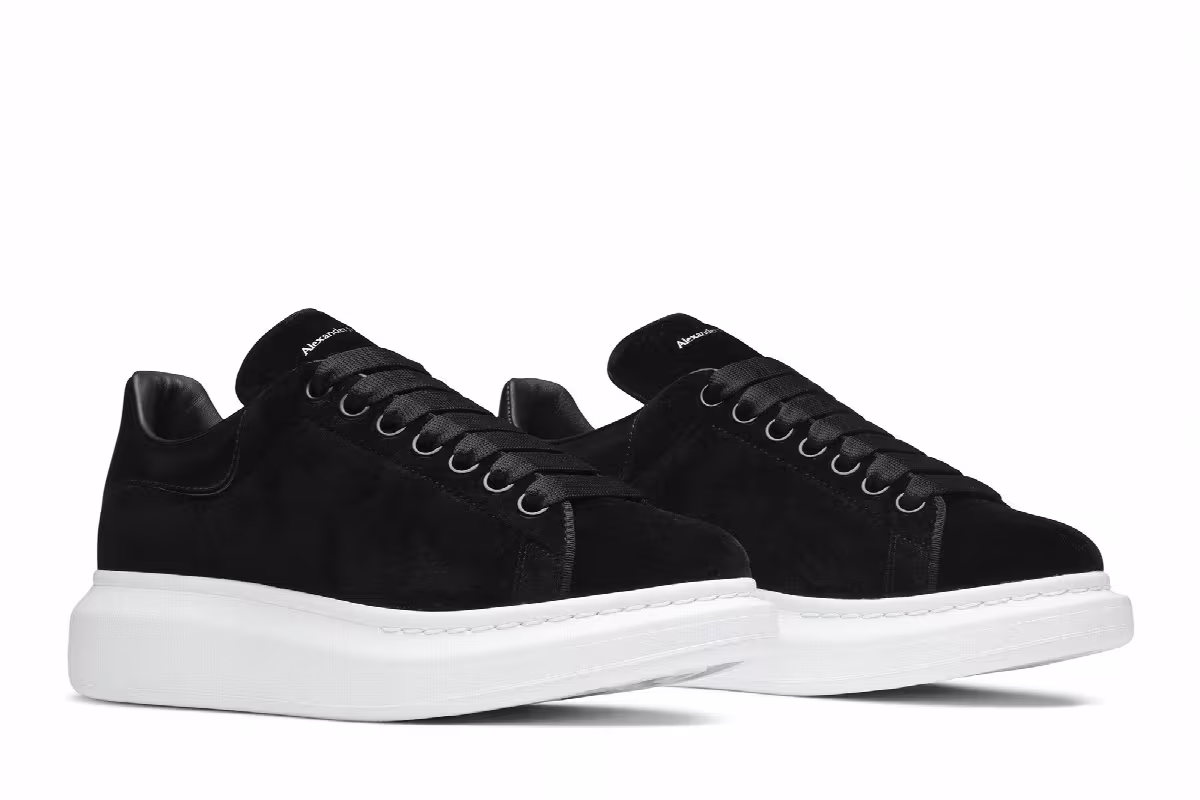 Alexander McQueen Women's Oversized Sneaker Black, view 9
